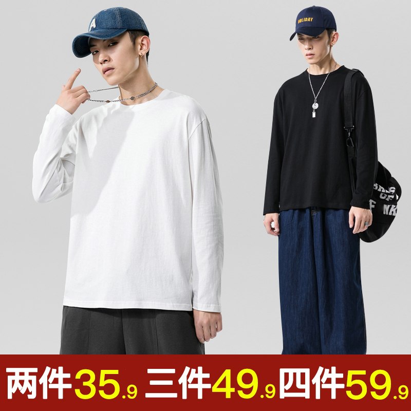 9.9元 大角鹿旗舰店 很便宜 而且反馈都还不错春秋宽松圆领长袖打底体桖(nYtkXI4Rerf)/