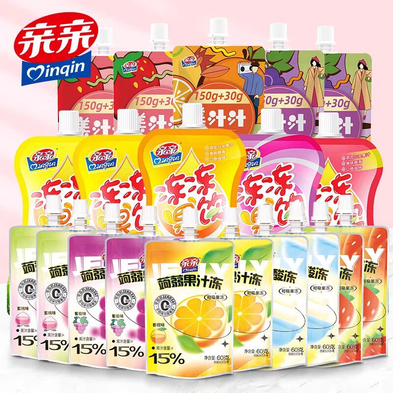 0点29.9元【qinqin旗舰店】亲亲蒟蒻果汁果冻礼包2250g)OQIddn2uuU7)/ CZ11//QQ弹弹有嚼劲 水果味超浓郁分量超级足，到手整整4斤半好吃低卡，好吃不长胖就是它