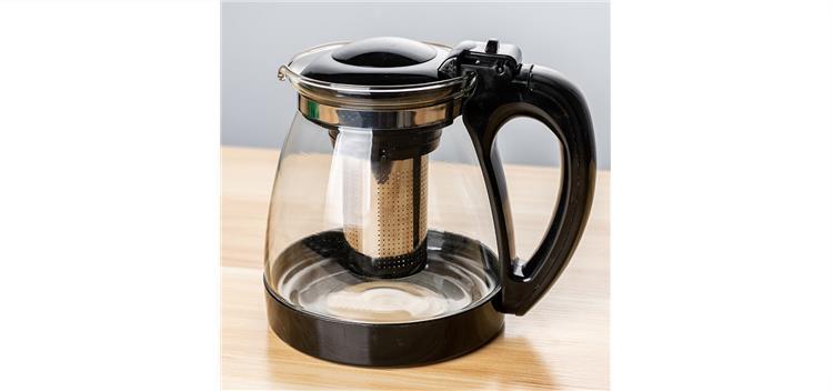 1000/2000ML茶壶 玻璃耐高温泡茶壶单壶大容量茶具花茶壶水壶套装，8.9元