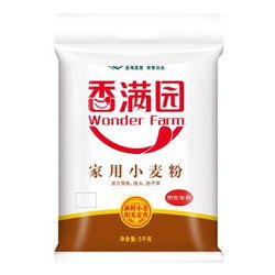 限地区： 香满园 家用小麦粉 5kg 24.9元