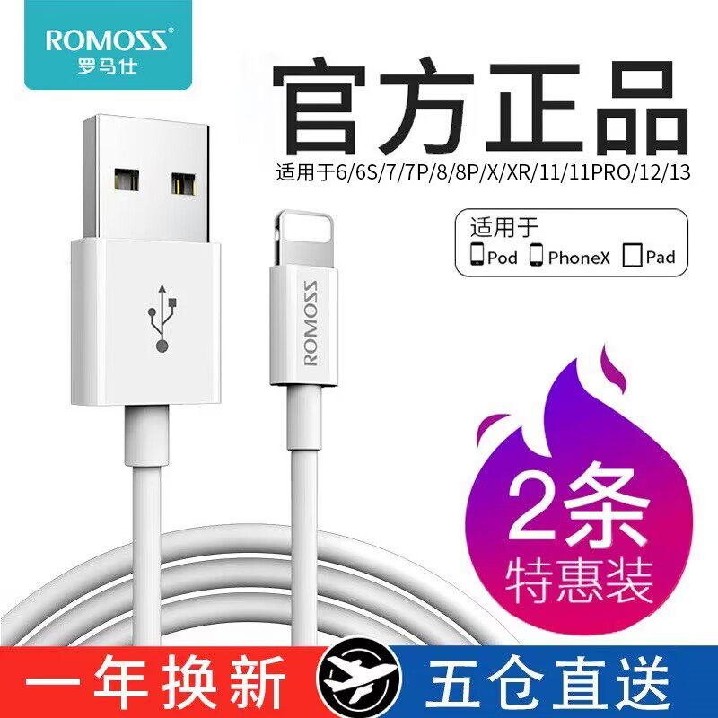1.9💵 罗马仕苹果数据线1米)CJsFdDD3Nym)/ CZ11//
