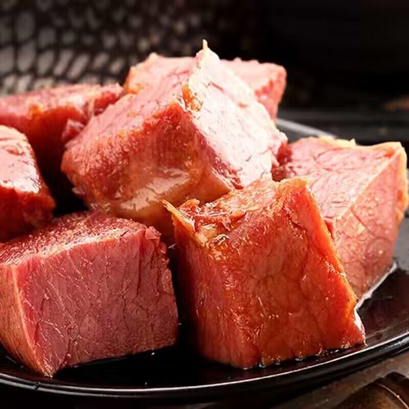 0点开始 12.9💵推荐过很多次的酱牛肉返场啦【周家口】五香酱卤牛肉100g/包)Hyc8WYxdd4D)/ CZ11//肉质鲜嫩紧实 ，瘦而不柴~凉拌，牛肉面，怎么做都好吃