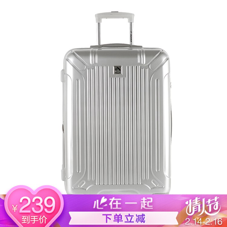 外交官（Diplomat）镜面扩层箱子登机箱行李箱20寸 
