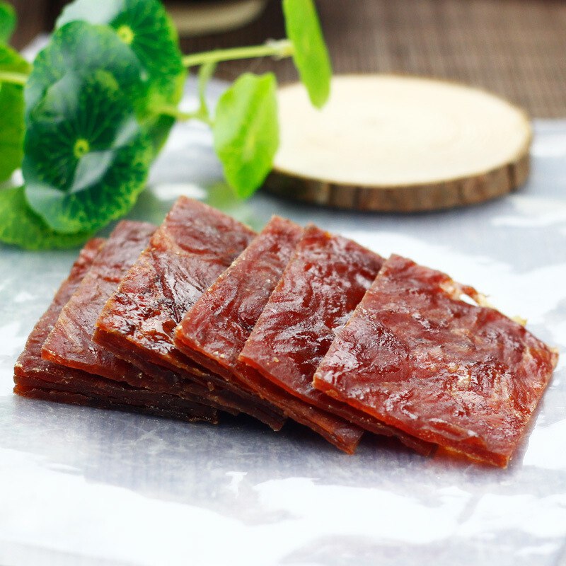 猪肉脯400g，29.9，现在猪肉都30一斤了，肉脯才29.9，划算啊