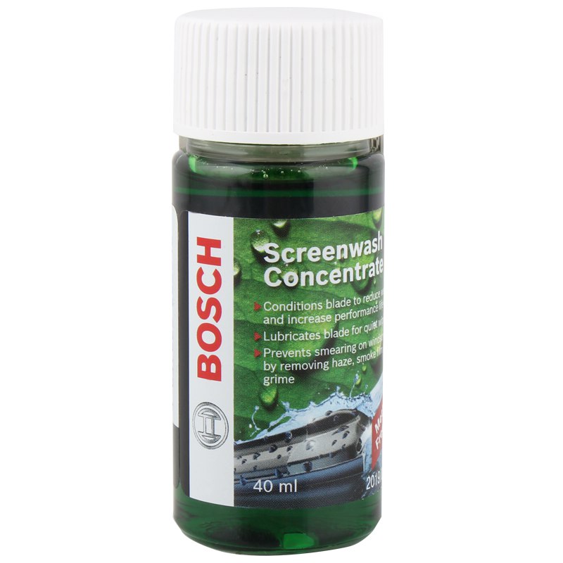 博世汽车玻璃水雨刷精清洗剂清洁剂 浓缩雨刮/雨刷精 40ML/每瓶 韩国进口（两只装）