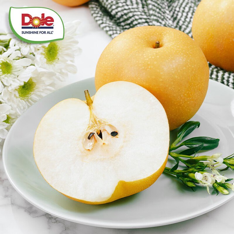 都乐Dole 秋月梨 净重1.6kg 4-6枚