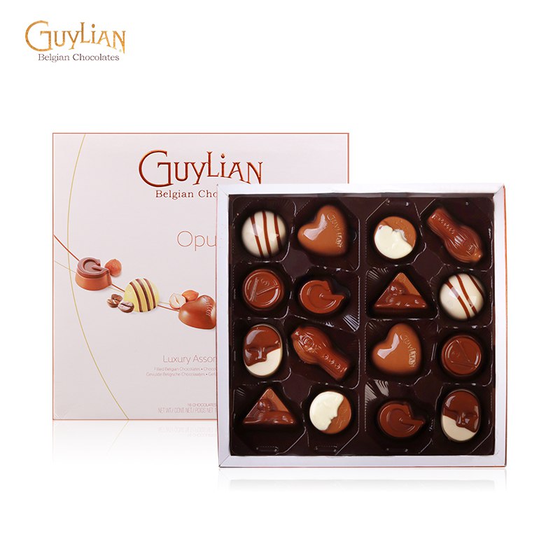 0点开始   49元【Guylian吉利莲旗舰店】吉利莲比利时进口巧克力*2盒(x1lI2tlDiU9)/【顺丰冷链发货】适合送礼来自比利时的大师级别巧克力~