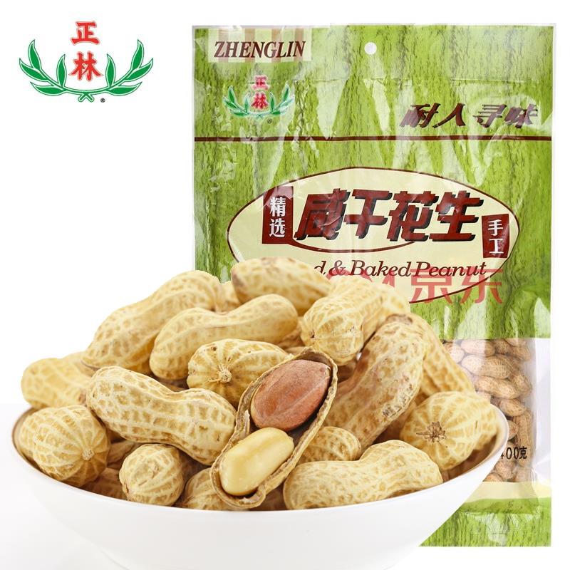 正林 咸干花生400g/袋拍14件 每件4.44