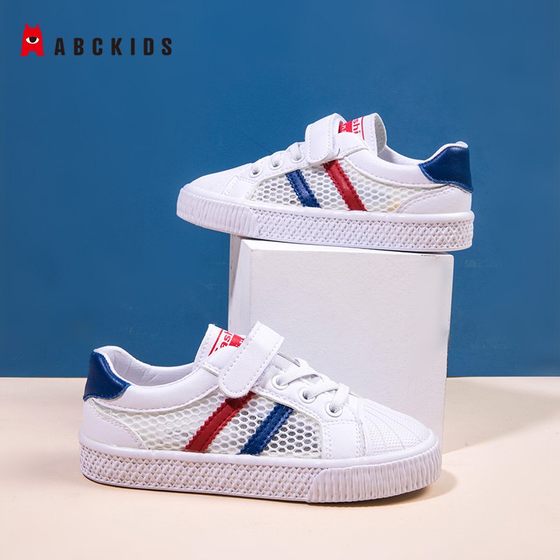 39.9元 ABCKIDS旗舰店夏季透气网眼儿童小白板鞋￥4wtD2QWFXf7￥/ 全国1W+连锁店 母婴类目大牌