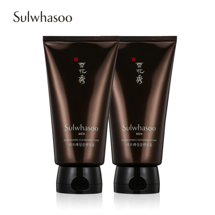 雪花秀（Sulwhasoo）男士清爽洁面乳150mlx2