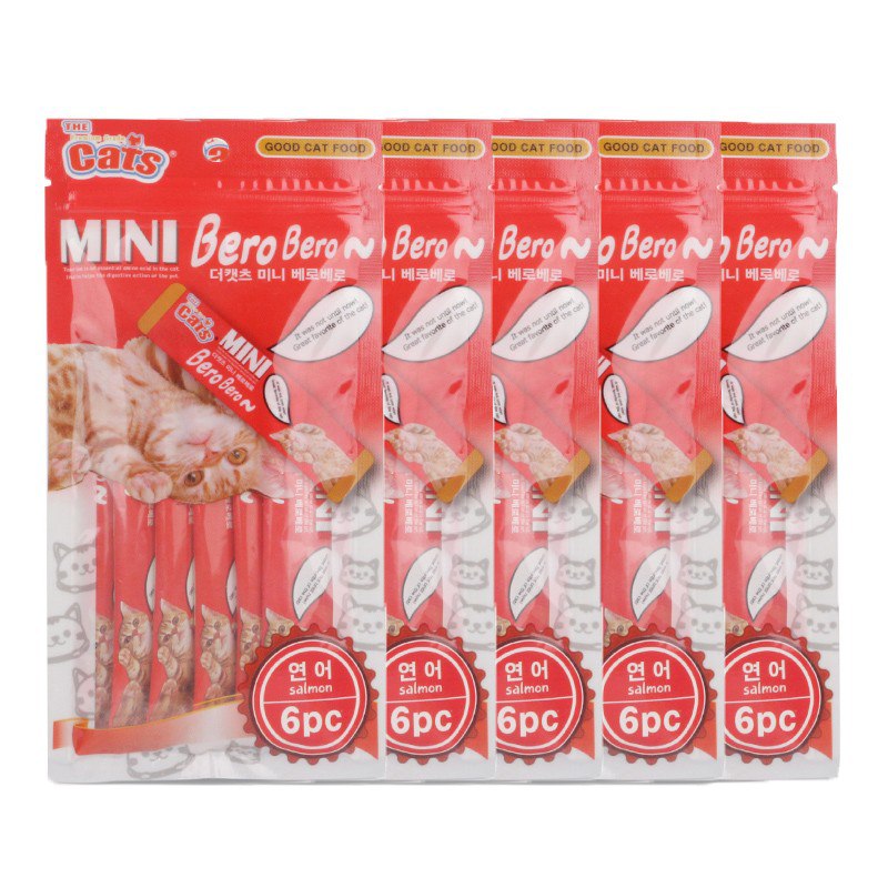 猫太郎CATTARO  宠物猫咪流质零食挑嘴湿粮猫条冻干咖啡条 组合装 60g*5包