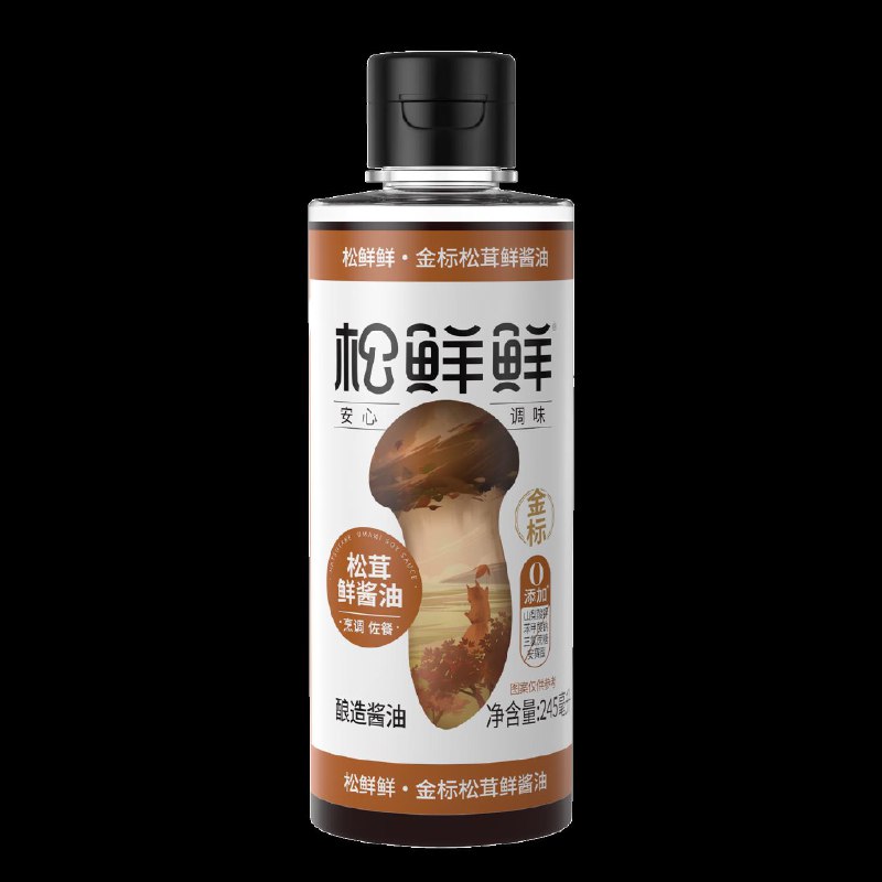 松鲜鲜 金标松茸鲜酱油245ml，20点变价1