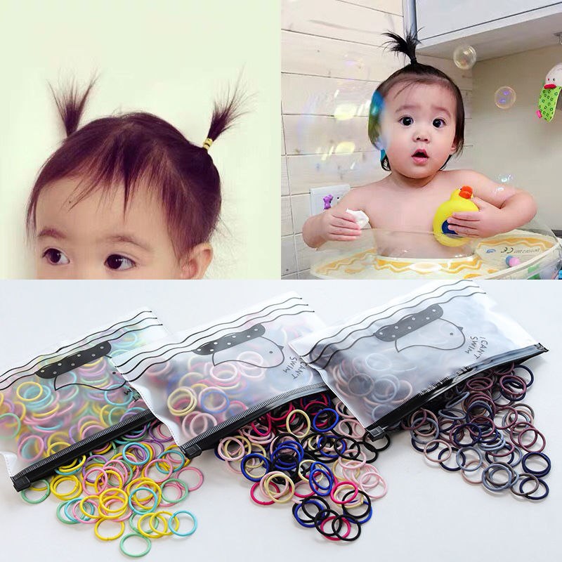 儿童小皮筋宝宝扎头发不伤发橡皮筋婴儿小啾啾小号发圈小圈头绳女