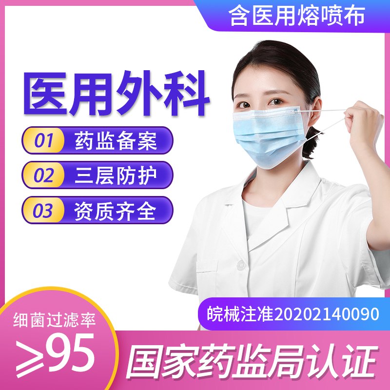 12.9元【药店同款】高品质医用外科口罩100只(buH0cmzzqYf)/