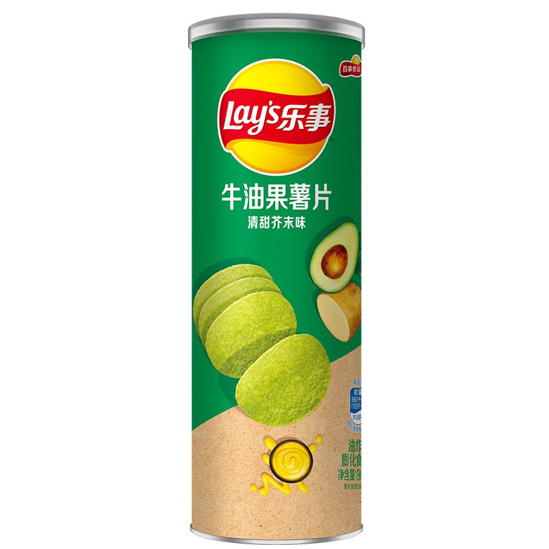 京东宝贝页下169-35券乐事 牛油果薯片 清甜芥末味 90g 拍25件64