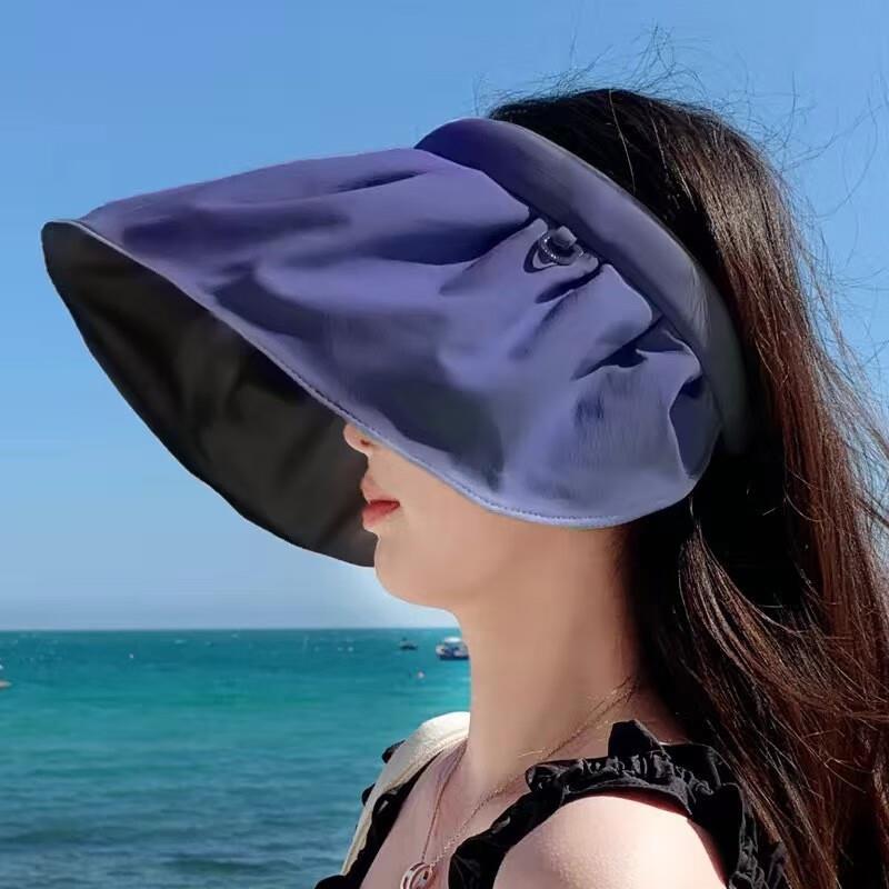 全脸防晒可折叠太阳帽