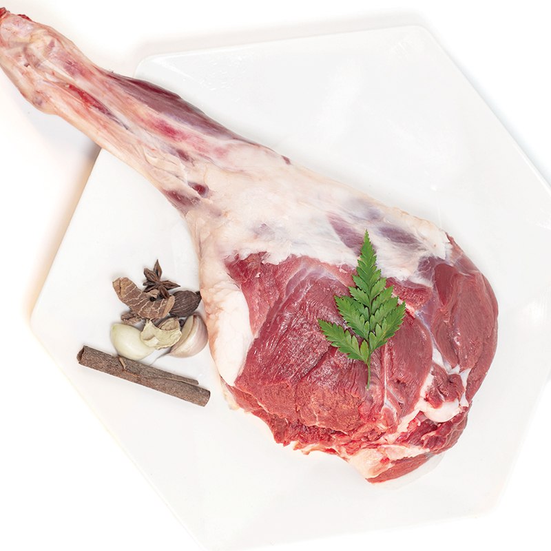 涝河桥 宁夏滩羊 羊后腿 2kg 折119.95元