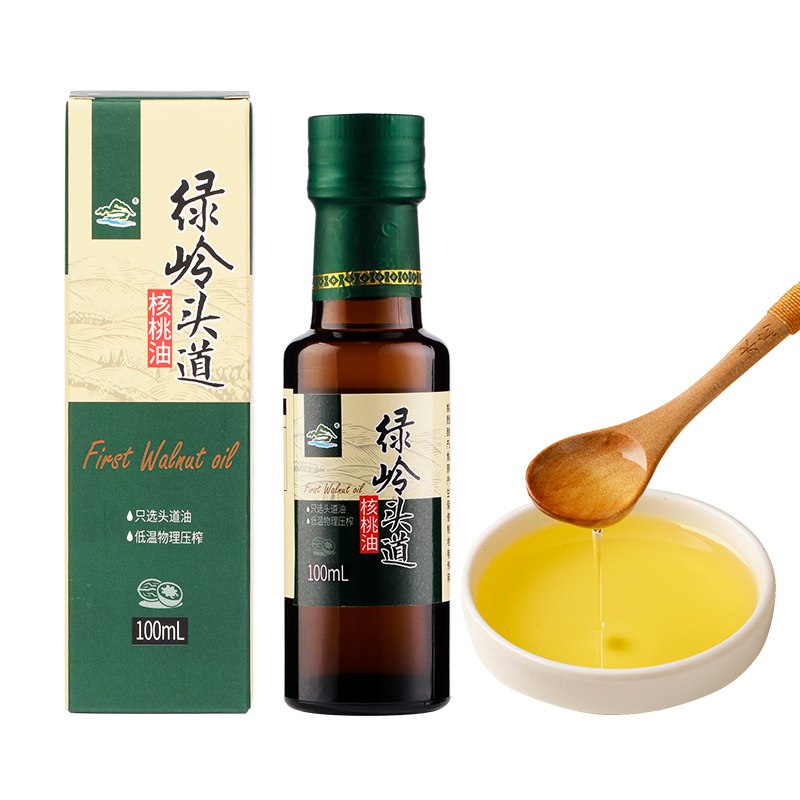 2件19.8元 绿岭康维旗舰店绿岭头道纯核桃油共100ml*2瓶￥OwIX2P6T3Vm￥/