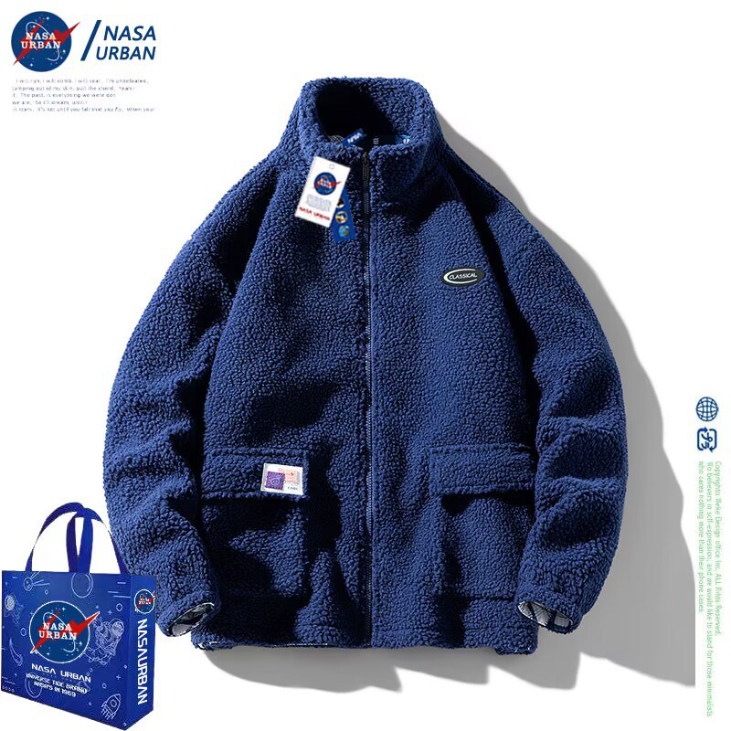 69.9💵【NASA】联名款男女同款羊羔绒外套)LrFgdzrR6Jh)/ CZ11//不是清仓！！这不是清仓和卫衣外套对比价！便宜炸了