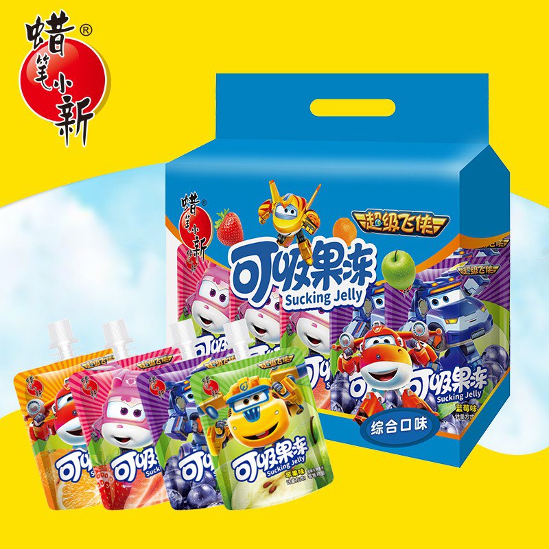 0点开始 先领券9.8元【蜡笔小新食品旗舰店】超级飞侠可吸果冻680g(VNqk2wez0nW)/