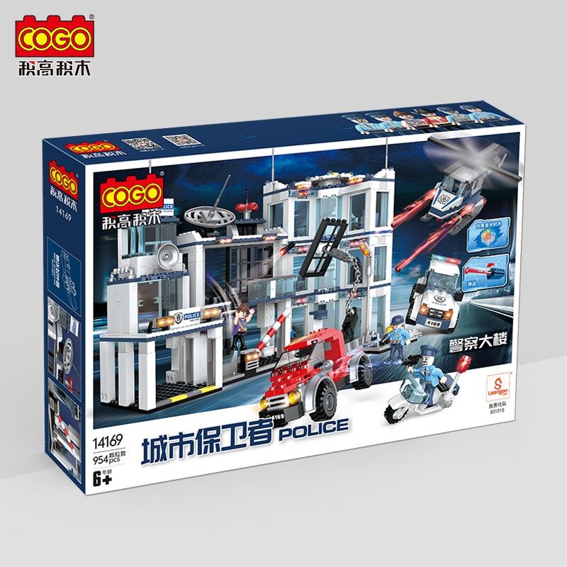 0点后下单 先领券19.9元【cogo积高旗舰店】城市巡逻特警察车局系列积木(n6MN2VoUvyG)/