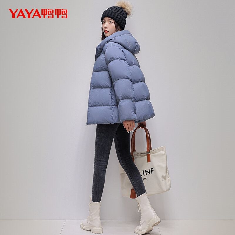 99元  鸭鸭旗舰店冬季短款鸭绒面包服(BROQ2MgQkQm)/