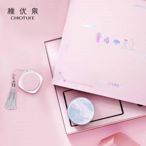 10点开始 拍下59元稚优泉绛云月色彩妆套装(2CVw2teJRbb)/腮红+气垫+定制刺绣方巾+张云雷摇摇立牌到手4件套