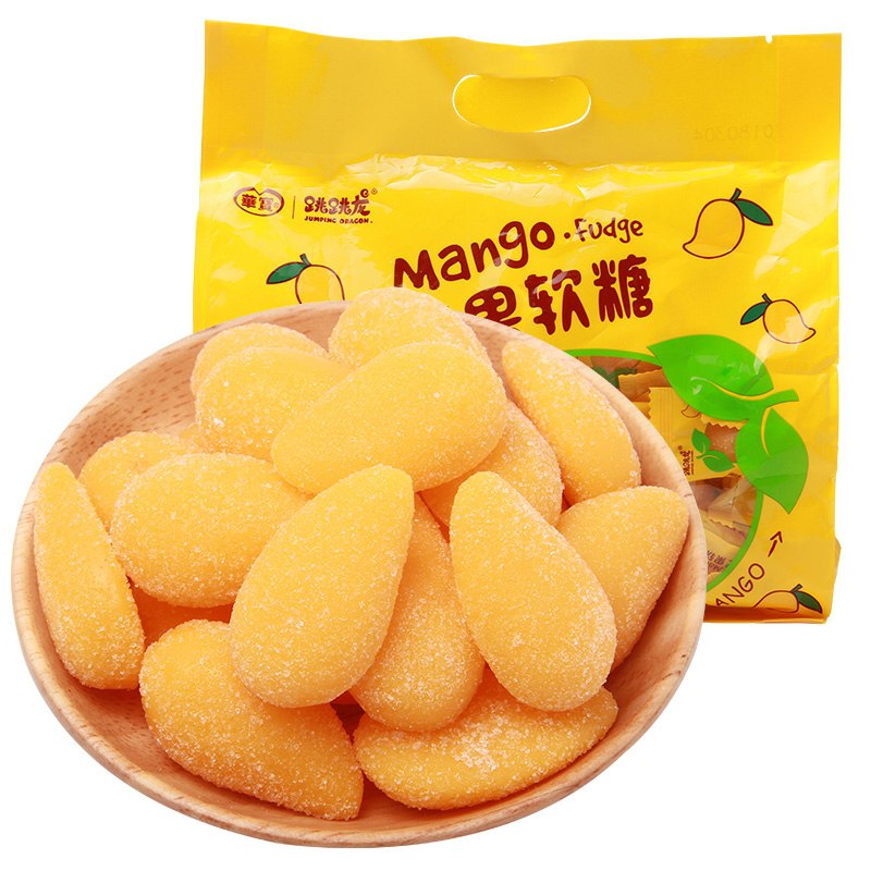 9.9元   跳跳龙芒果爆浆果汁Q糖400g (iZLOcM4mYjq)/