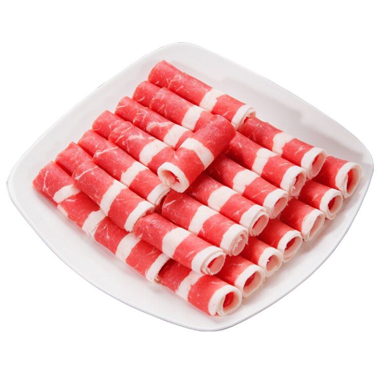 【京东】大庄园 满宴肥牛肉片 500g/袋  谷饲牛肉  火锅食材 生鲜