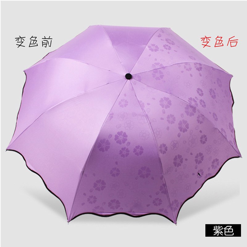 黑胶晴雨伞 