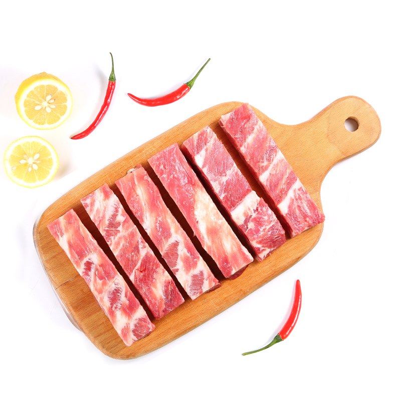 HUADONG 加拿大进口猪肋排条 1kg 进口猪排骨猪肋骨 