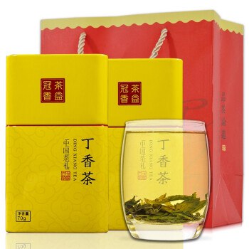 【中通快递】正宗长白山野生丁香嫩叶茶 金黄罐精装70g