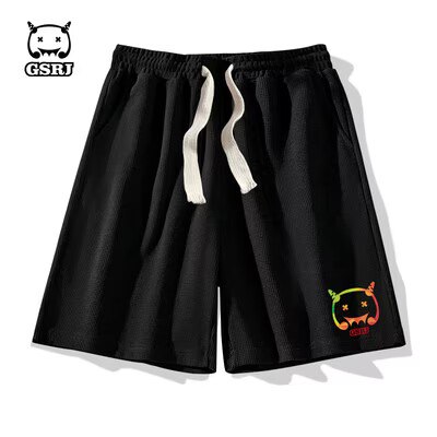39.9💵【怪兽日记SSRJ】男女夏季款纯棉户外休闲短裤)Fehfdt70Yy7)/ CZ11//