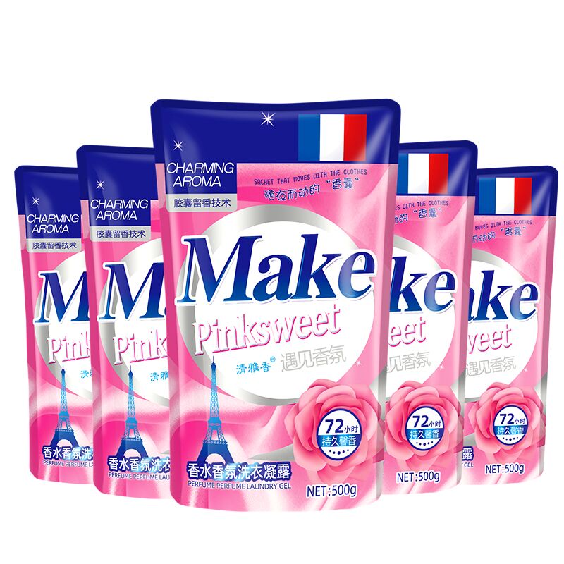 9.9元 清雅香旗舰店香水洗衣液组合500g*6袋(3fB0XNVQZXe)/