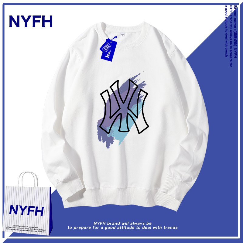 49.9元 全款一个价【NYFH旗舰店】NYFH联名潮牌纯棉情侣卫衣(Qoo42CaUsWO)/ CZ11/男女同款情侣卫衣 精选纯棉面料宽松的版型显瘦遮肉，不挑身材