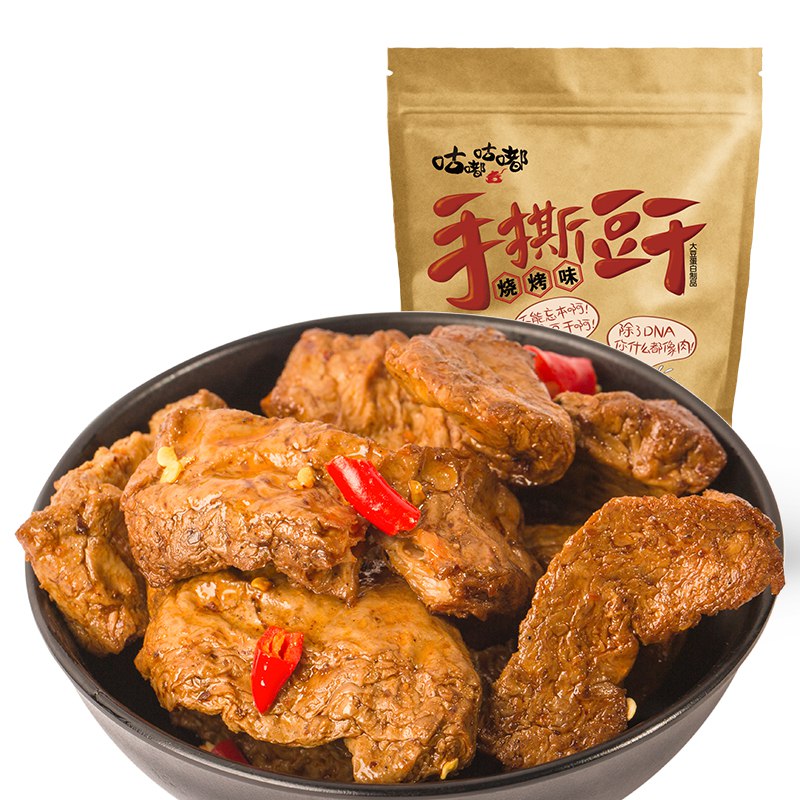 【京东】洽洽 手撕豆干  香辣味干子 零食小吃 独立小包装260g
