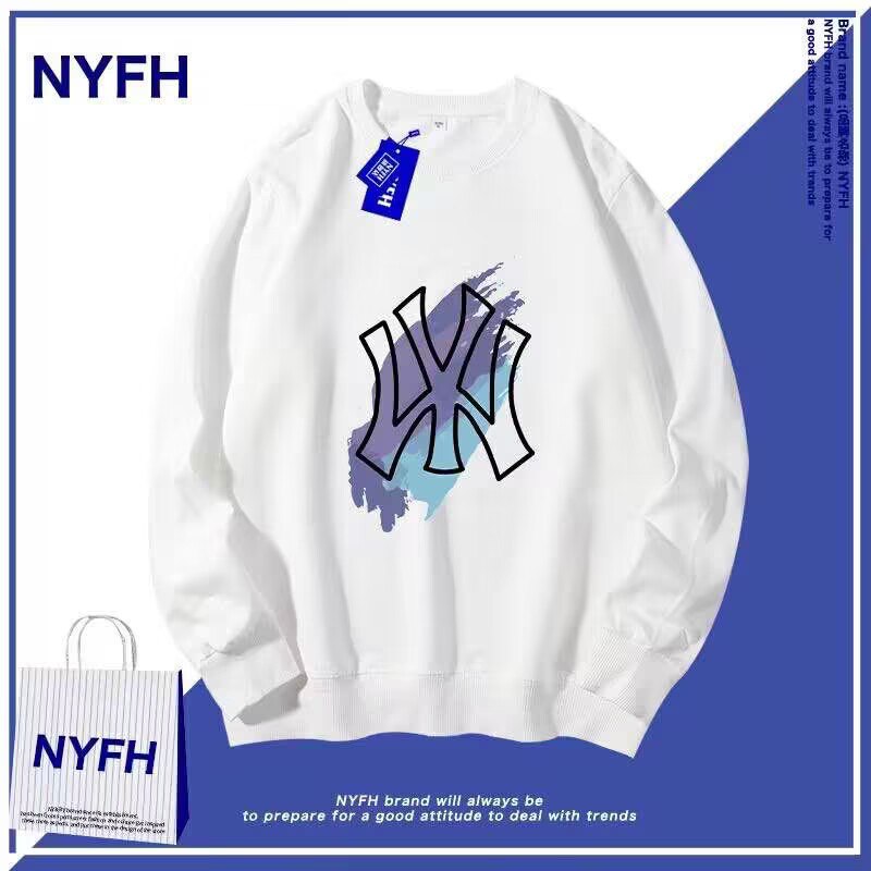 49.9元 全款一个价【NYFH旗舰店】NYFH联名潮牌纯棉情侣卫衣(881B2CavtaG)/ CZ11/男女款情侣卫衣 精选纯棉面料宽松的版型显瘦遮肉，不挑身材