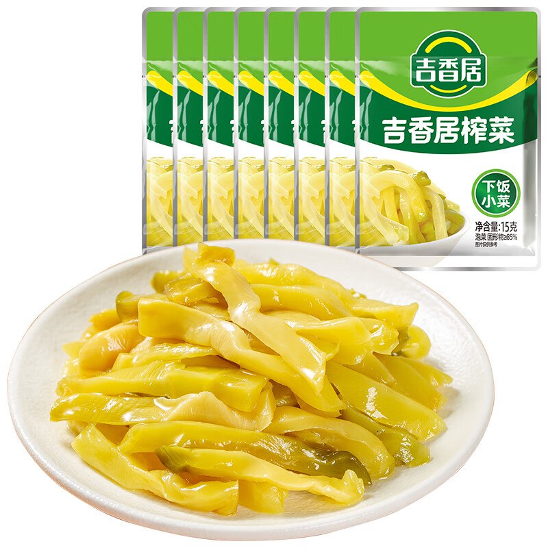 吉香居 下饭菜组合任选榨菜/萝卜真芯/泡椒豇豆/海带丝等
