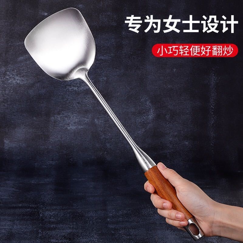 【买二送2】304不锈钢锅铲汤勺子炒菜锅铲子厨房神器锅铲勺子家用