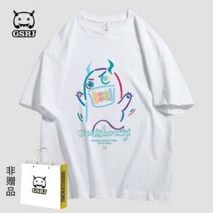 0点开始   39.9元【怪兽日记旗舰】小恶魔联名款短袖)n0IcdOyWmCQ)/ CZ11//面料柔软舒适，宽松休闲不挑身材，胖瘦都能穿~