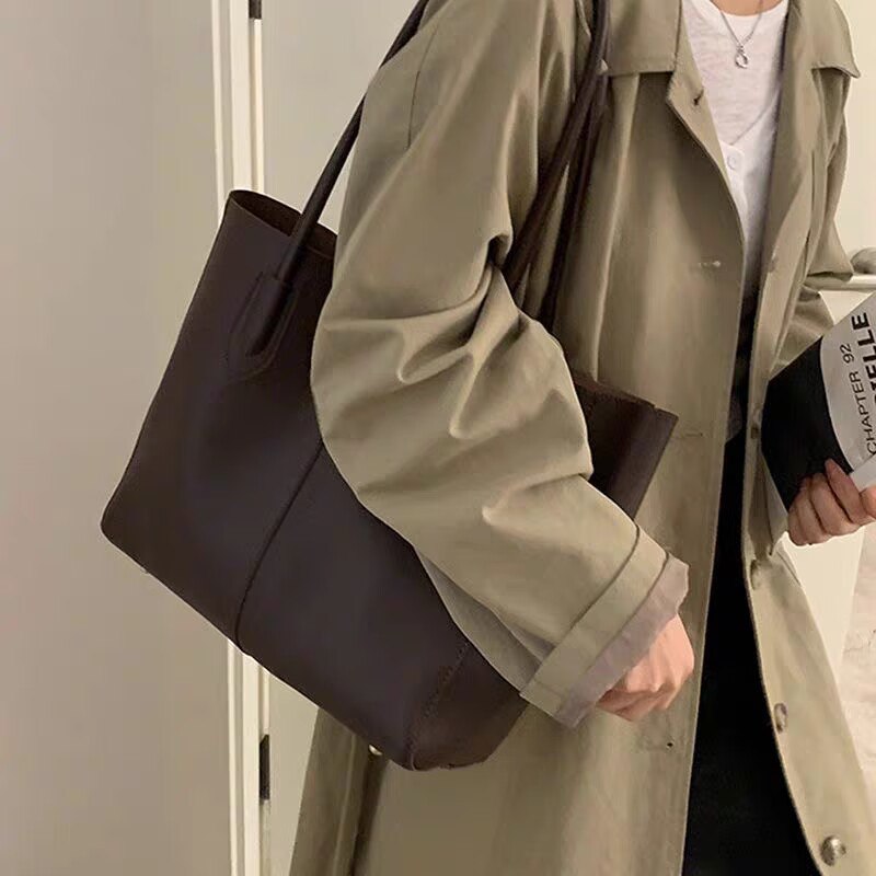 0点开始 先领券 29.9元复古通勤百搭大容量托特包)AoMSdn2C1Sg)/ CZ11//容量贼大 上课上班背都合适~