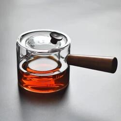 【京东】普智 耐热玻璃茶器 木柄煮茶器 46元包邮