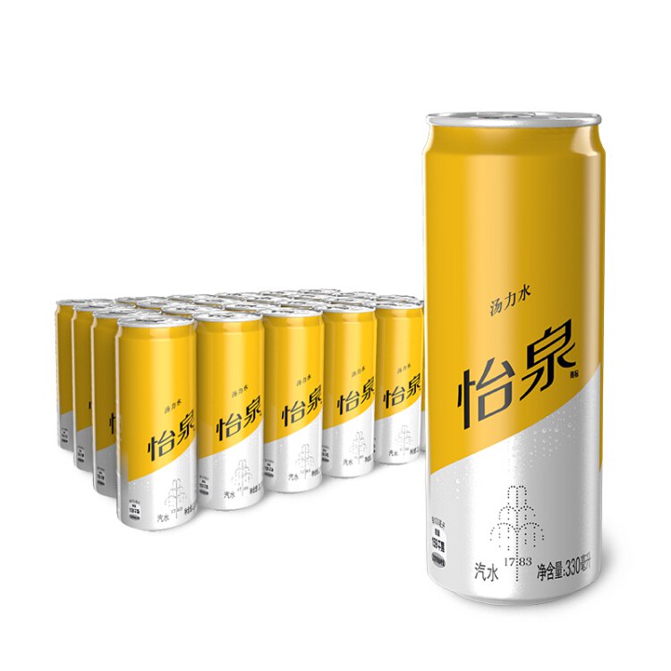 怡泉 汽水 碳酸饮料 330ml*24罐 浙江39