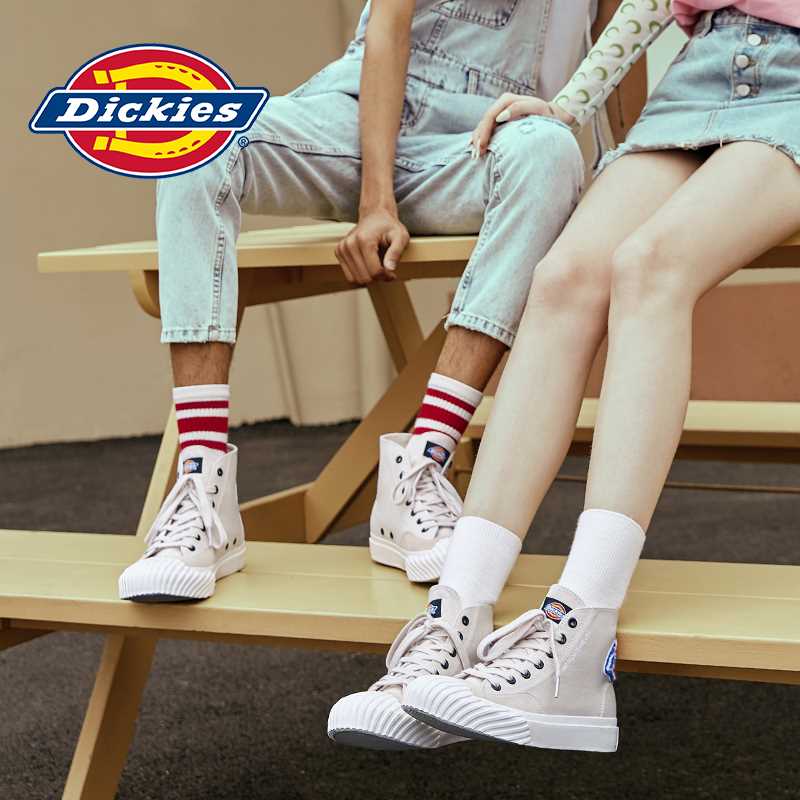 99元【大牌Dickies】夏季新款高帮男女帆布鞋(7cwjXODFQ3w)/ 男/女/高/低帮 超多款可选Dickies的帆布鞋属实不错