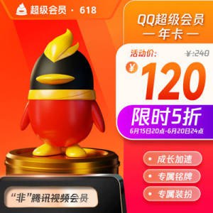 120💵 QQ超级会员年卡)qWnldJyVLt9)/ CZ11//---全品券 d.618day.com/618
