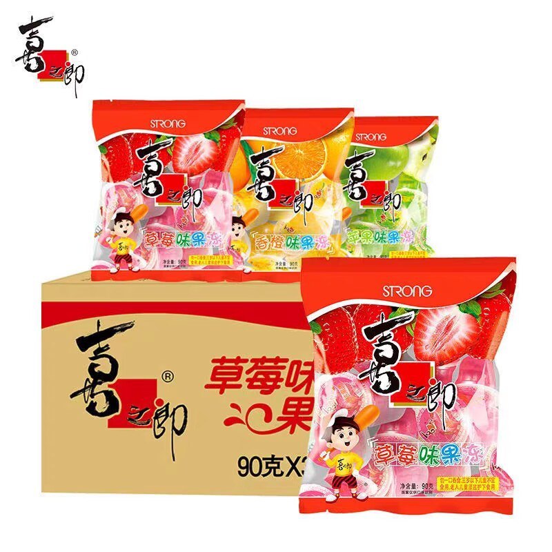 0点开始 9.9元 喜之郎多口味什锦果冻90gx6袋)tOg1dn2umKd)/ CZ11//小孩子都很喜欢吃的啊！家里记得囤点 随时解馋