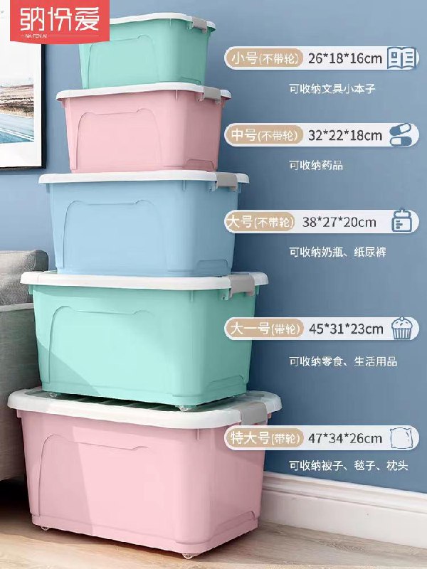0点后下单 先领券  9.7元7L带盖手提整理收纳箱3个(I7HBcRvPdtd)/