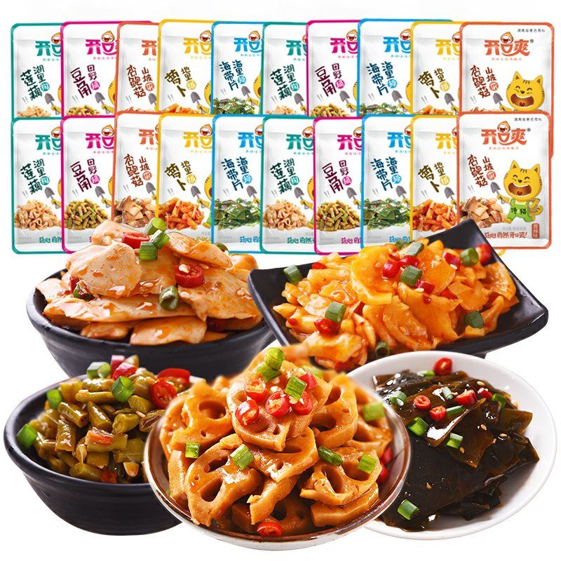 7.8元 5种口味共30袋480g开口爽下饭菜(ZxNvcrvwOK9)/