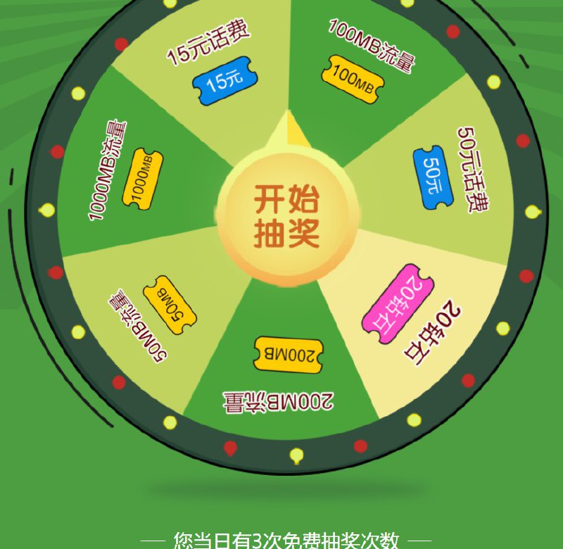 联通抽奖